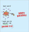 Picture of LITTLE BIRDY BIRTHDAY CARD